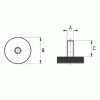 low profile adjustable feet [020] (020309069903)