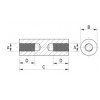 Cylindrical spacer [300] (300053559935)