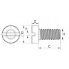 Slotted head screw [902] (902041200003)